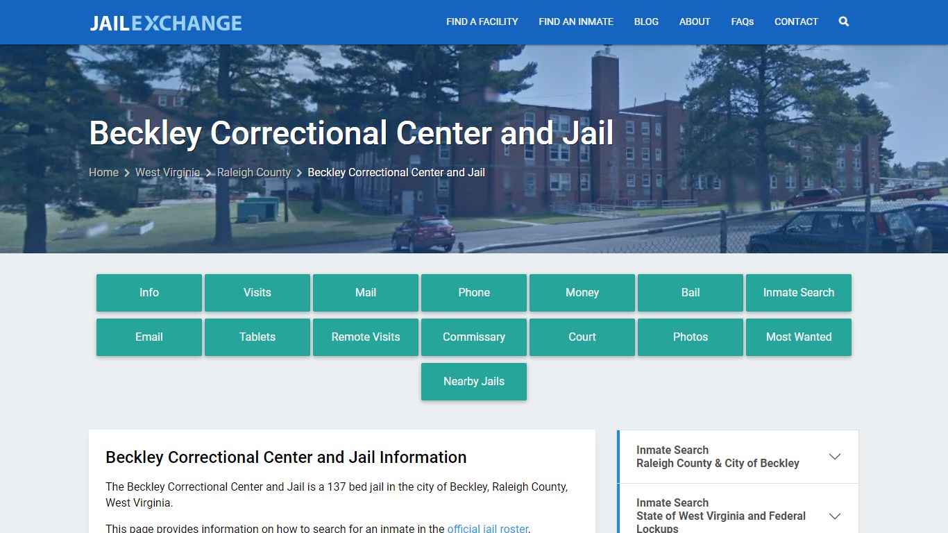 Beckley Correctional Center and Jail - Jail Exchange